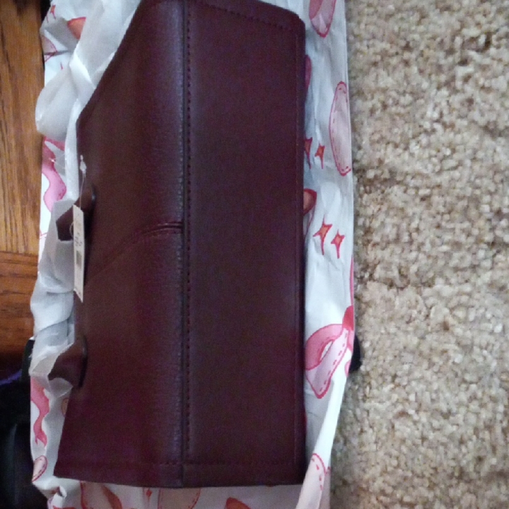 Michael Kors Deep Burgundy Tote - Picture 5 of 6